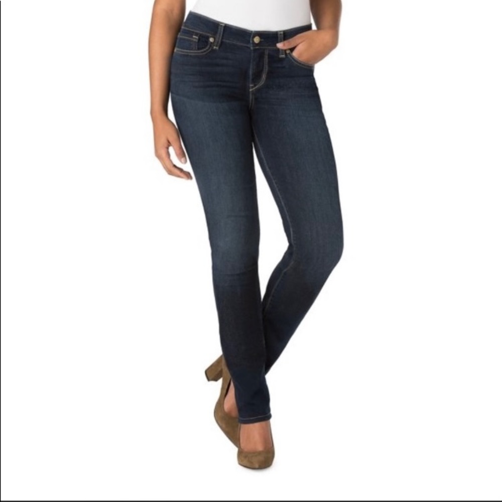Levi - Signature by Levi Strauss, Mid-Rise slim cuffed